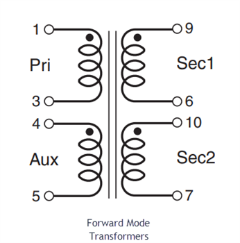 Schematic - Coilcraft Flyback/Forward Transformers for PoE